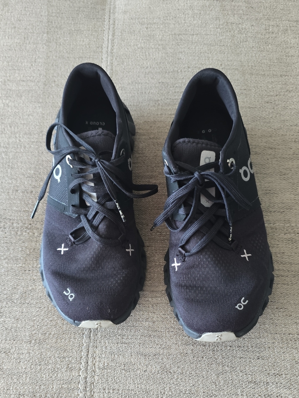 On Running Women's Cloudtec Black Athletic Running Shoes W6.5